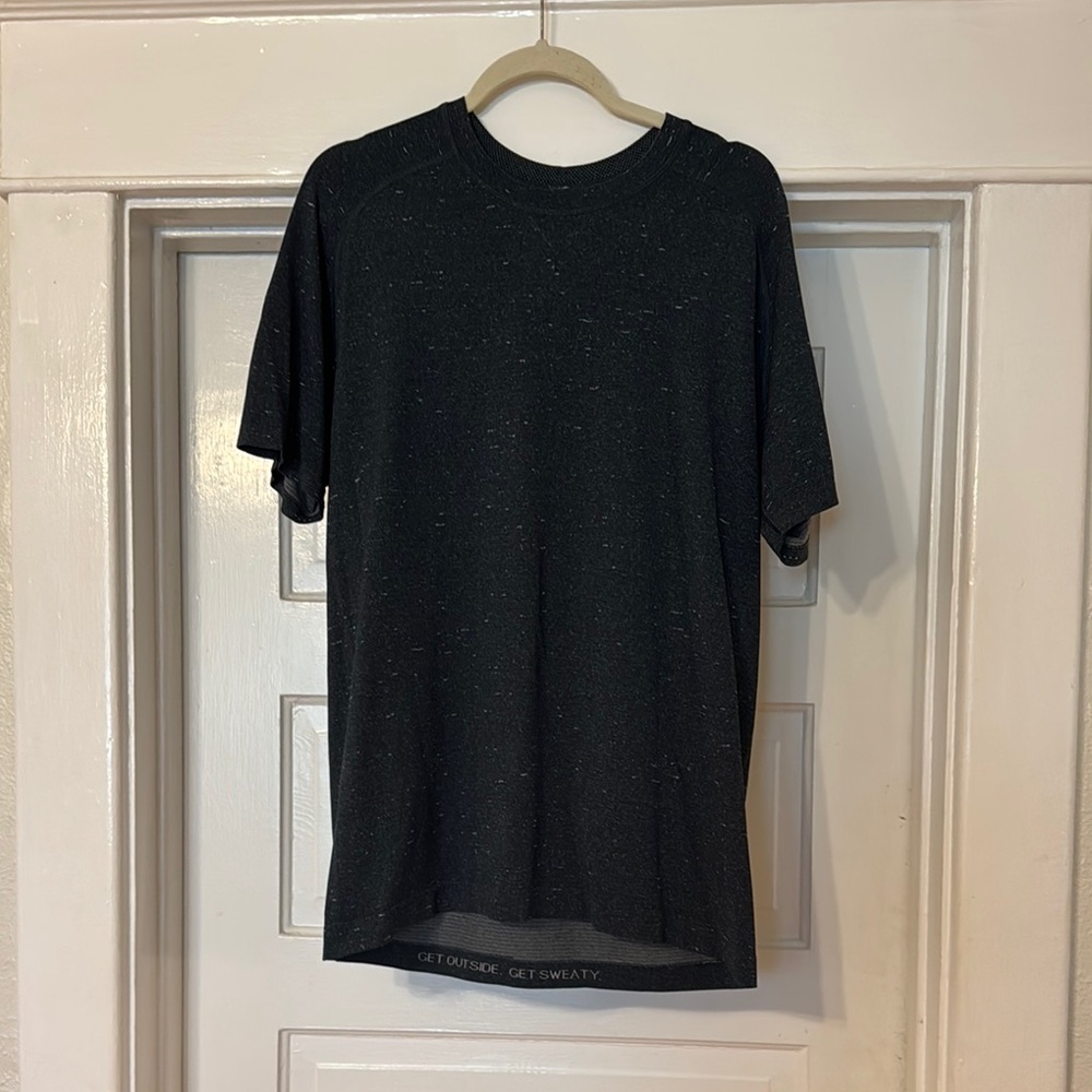 Lululemon Men's Navy Speckled T-Shirt